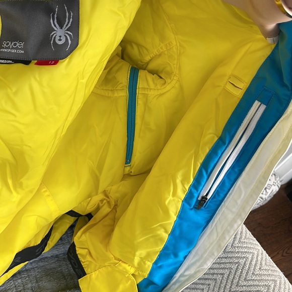 SPYDER blue ski jacket - Picture 4 of 8